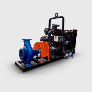 Motobomba con motor SLD226 6D y bomba de agua 150/40