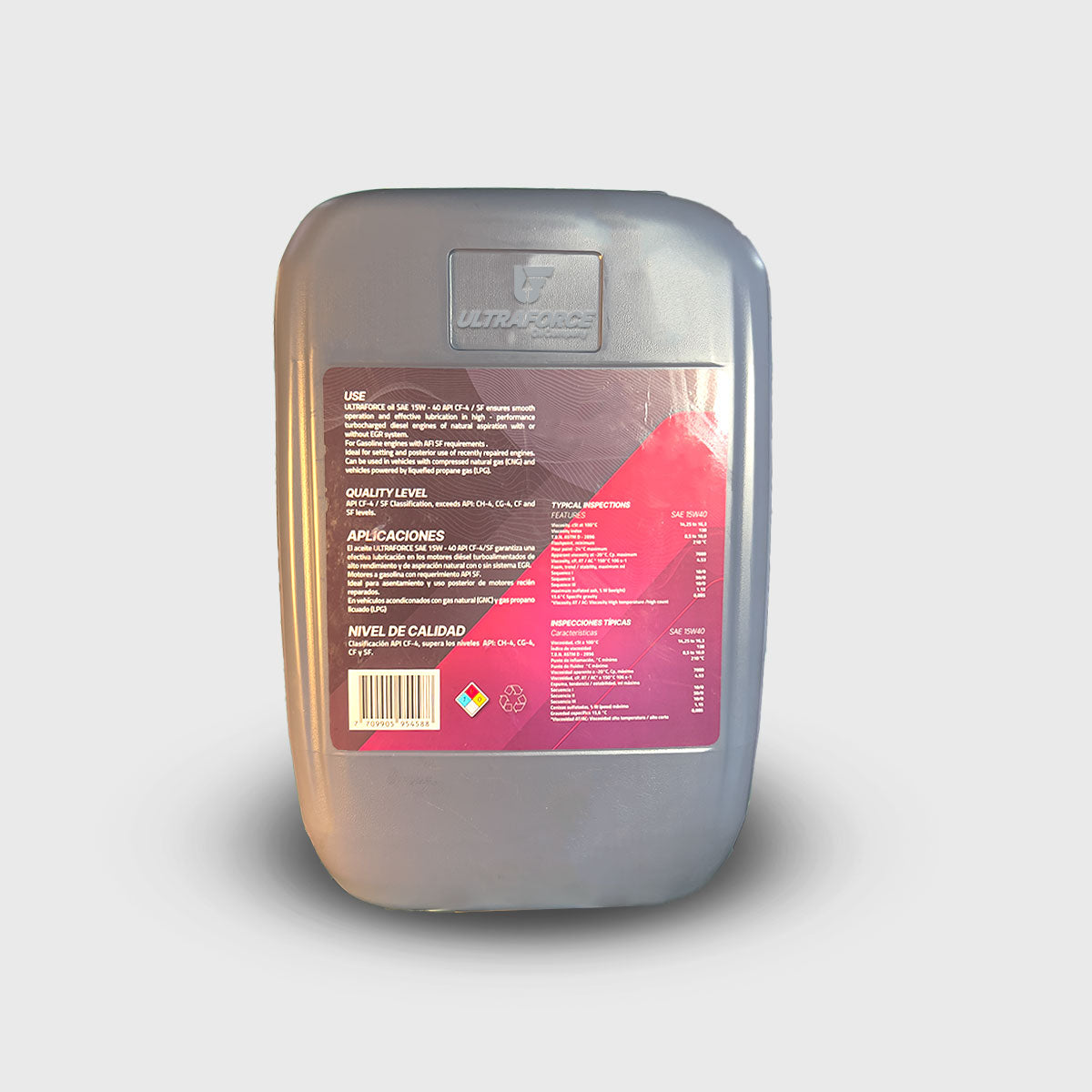 Aceite estándar 15w40 multigrado